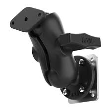 RAM® Dashboard-Mount with Backing-Plate & Diamond-Plate