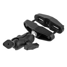 RAM® Universal-Post Clamp-Mount with Diamond Plate